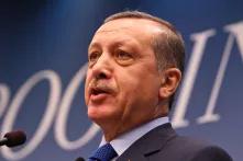 Erdoğans spricht beim Statesman’s Forum im Mai 2013