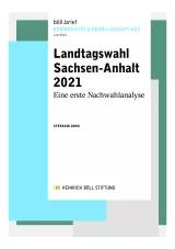 Landtagswahl Sachsen-Anhalt 2021 Wahlanalyse Cover