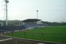 J-Village-Stadion in Hirono, Fukushima, Japan.