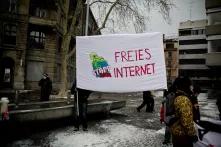 Anti-Acta-Protest, Plakat "Stopp ACTA, freies Internet"