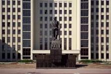 Statue von Lenin in Minsk