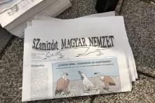 Special edition of the shut-down daily Magyar Nemzet