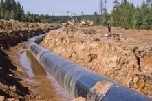 Bau einer Gas-Pipeline