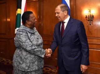 GovernmentZA Minister Naledi Pandor attends BRICS Ministers of Foreign Affairs 